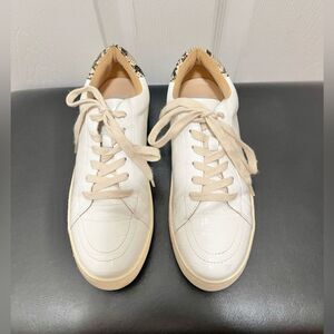 Womens Shoes Fashion Sneakers Size 7.5 Snake Print White Raven